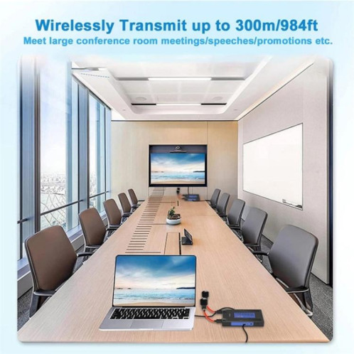 BOVBOX 092 Pro Émetteur-récepteur audio vidéo 300 m Extendeur HDMI sans fil, prise britannique SH48021996-012