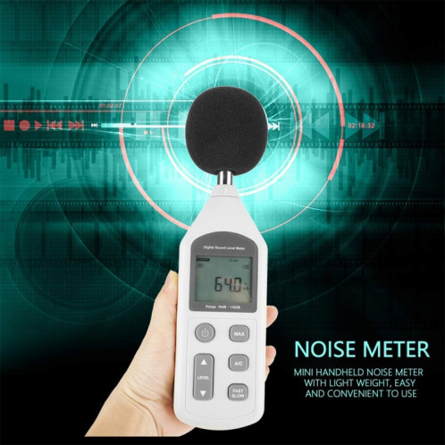 GM1357 Compteur de bruit numérique pratique pour sonomètre SH28341086-08