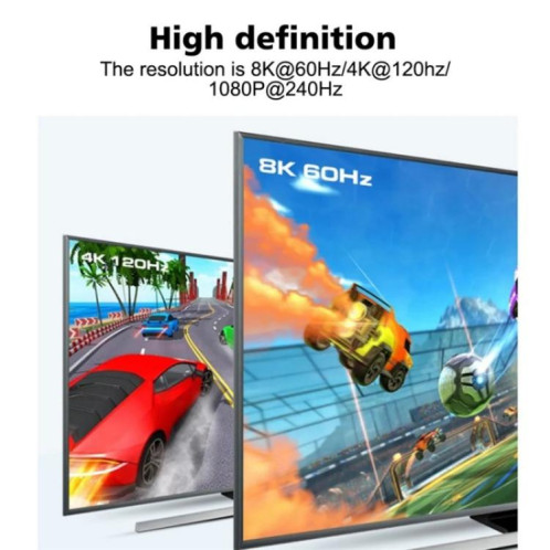 Commutateur HDMI 2.1 Q8Q3-3 pour home cinéma gaming, 3x1, 8K, 4K, 120 Hz, HDR, audio et vidéo SH8362783-010