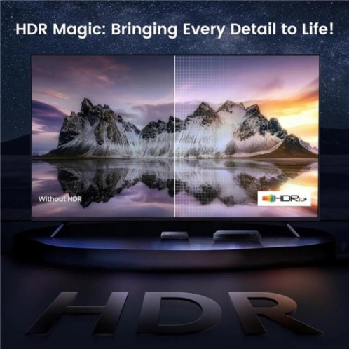 Commutateur HDMI 2.1 8K 60 Hz Q8-4 avec télécommande, adaptateur 4x1 pour home cinéma et jeux vidéo, prise américaine SH69011521-010