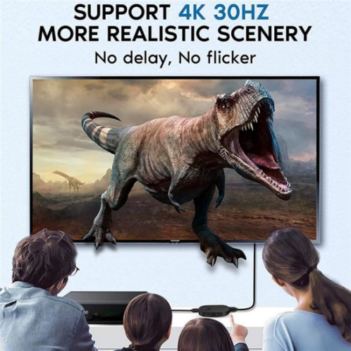 Commutateur HDMI 4K UHD 3 entrées 1 sortie avec télécommande Q2-4 SH83941325-06