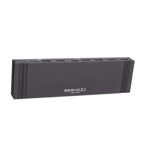 Commutateur KVM K10-2 pour 2 ordinateurs/moniteurs, USB 3.0, double sortie DP, 8K 60 Hz, version 2x2, prise américaine SH2101992-06