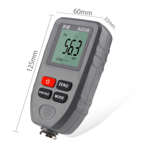 RZ230 Autres instruments de mesure 0 ~ 1300μm Pratique / Mesure / Pro SH287249-07