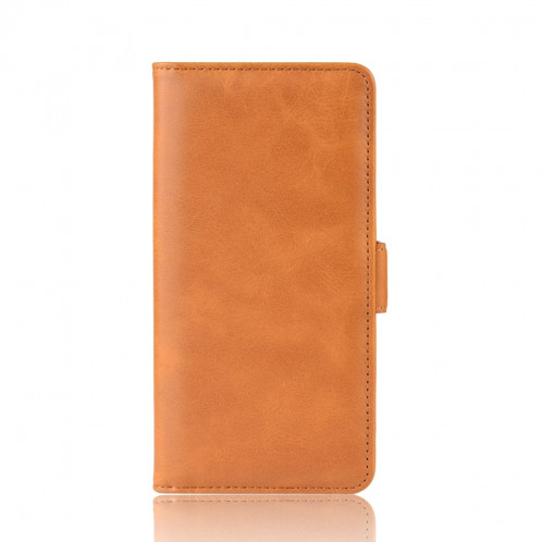 Housse en cuir à rabat horizontal à boucle magnétique double face pour iPhone 11 Pro Max, avec support et logements pour cartes, portefeuille et cadre photo (Jaune) SH901B1250-010