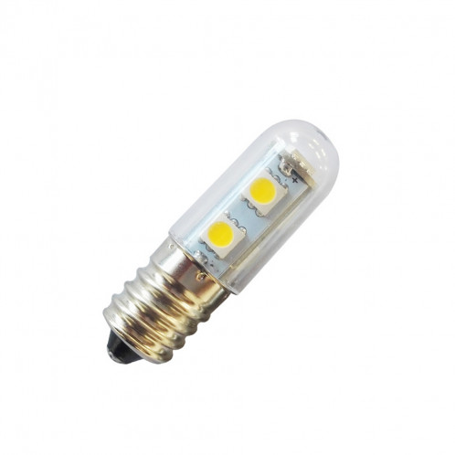 E14 vis lumière LED ampoule de réfrigérateur 1W 220V AC 7 lumière SMD 5050 ampères LED lumière réfrigérateur maison (Cool White) SH201B991-06