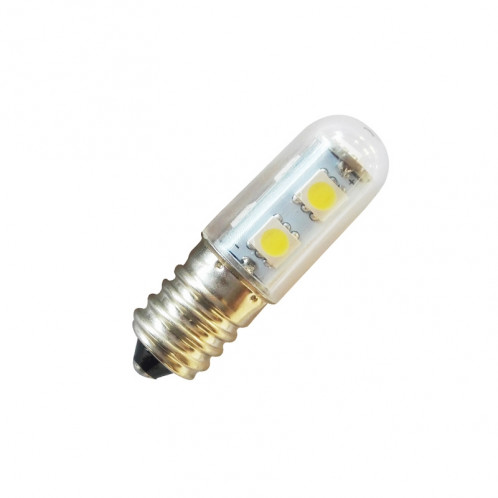 E14 vis lumière LED ampoule de réfrigérateur 1W 220V AC 7 lumière SMD 5050 ampères LED lumière réfrigérateur maison (Cool White) SH201B991-06