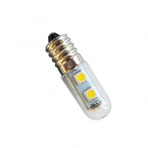 E14 vis lumière LED ampoule de réfrigérateur 1W 220V AC 7 lumière SMD 5050 ampères LED lumière réfrigérateur maison (Cool White) SH201B991-06