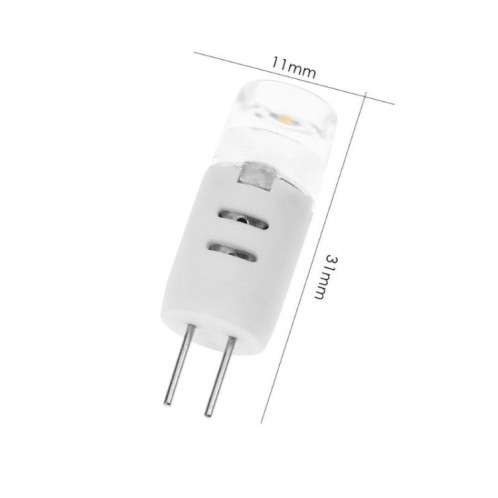 G4 1.3W 2LEDs SMD 2835 lampe de maïs pour lampe en cristal de lustre dendritique, AC 12V SH35251389-08