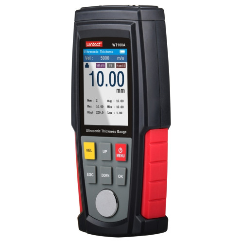 Wintact WT100A Testeur de mètre d'épaisseur ultrasonique numérique Testeur d'épaisseur USB Testeur de métal d'épaisseur numérique Haute précision SW37371736-07