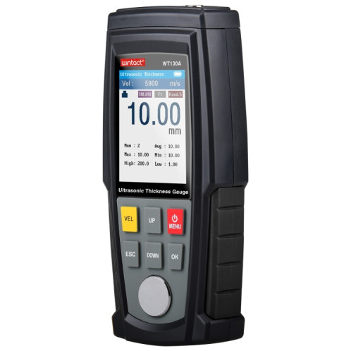Wintact Wintact WT130A Digital Ultrasonores Épaisseur Testeur Testeur USB Chargement numérique Testeur de métal Haute précision SW37381530-07