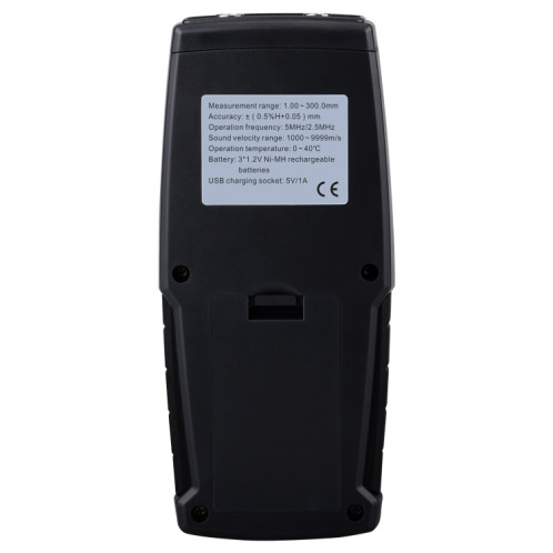 Wintact Wintact WT130A Digital Ultrasonores Épaisseur Testeur Testeur USB Chargement numérique Testeur de métal Haute précision SW37381530-07