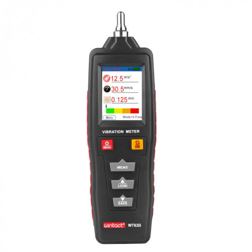 Wintact Wintact WT63B Mètre de vibration de vibration de l'analyseur numérique SW3760271-09