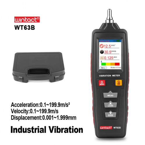Wintact Wintact WT63B Mètre de vibration de vibration de l'analyseur numérique SW3760271-09