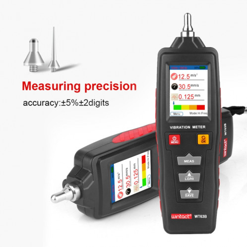 Wintact Wintact WT63B Mètre de vibration de vibration de l'analyseur numérique SW3760271-09