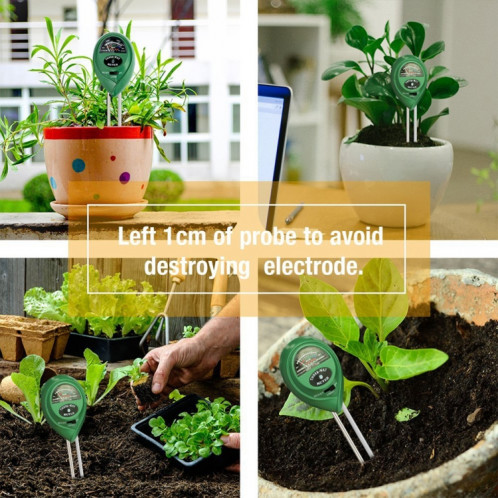 RZ103 Mini Sol Humidité Humidité Humidité PH Mètre Sol Humidité Moniteur Hygromètre Jardinage Plant Plante Testeur d'humidité SH3787385-07