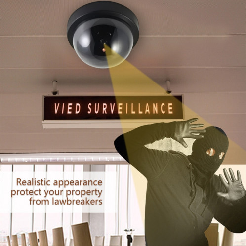 Caméra de sécurité de surveillance du dôme factice LED CCTV infrarouge étanche extérieur SH38171451-08