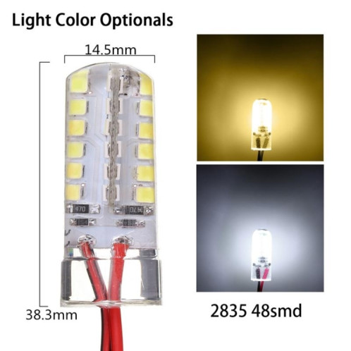 3W 48 LED SMD 2835 500LM L'éclairage de pêche en bateau attire les veilleuses sous-marines du poisson (blanc froid) SH301A219-05