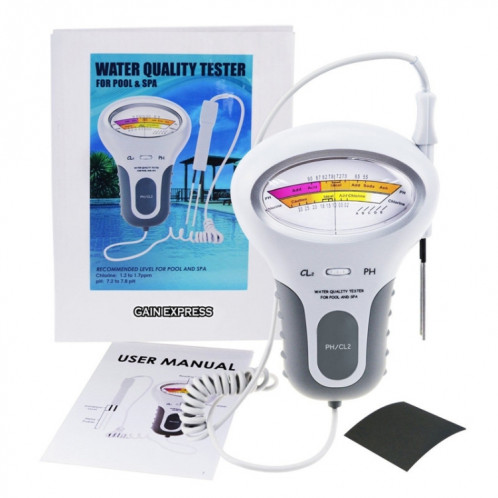 Testeur de qualité d'eau de piscine PC102 Testeur de qualité d'eau de gaz de chlore PH Testeur de stylo SH4109999-07
