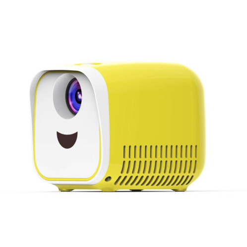 L1 Projecteur Enfants Mini projecteur de haut-parleur portable portable, fiche américaine (jaune) SH801B401-08