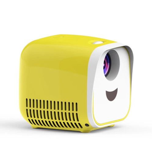 L1 Projecteur Enfants Mini Projecteur de haut-parleur portable portable à LED, Plug UK (Jaune) SH803B948-09
