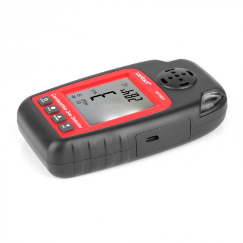 Wintact Wintact WT8823 Détecteur d'alarme de gaz combustible Gaz Fuite de gaz Inflammable Naturel Digital Digital LCD DISPOSITION DE DÉTECTEUR DE DÉCHETTEAU DE GAZ SW4248412-07