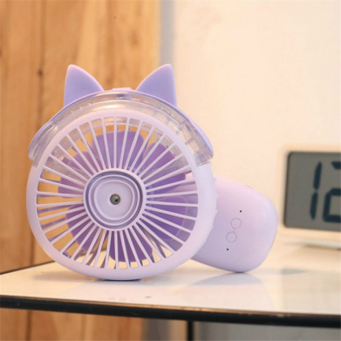 Ventilateur à jet d'eau d'humidification de dessin animé de mini-ventilateur de bureau pliant (bleu) SH401A1521-06