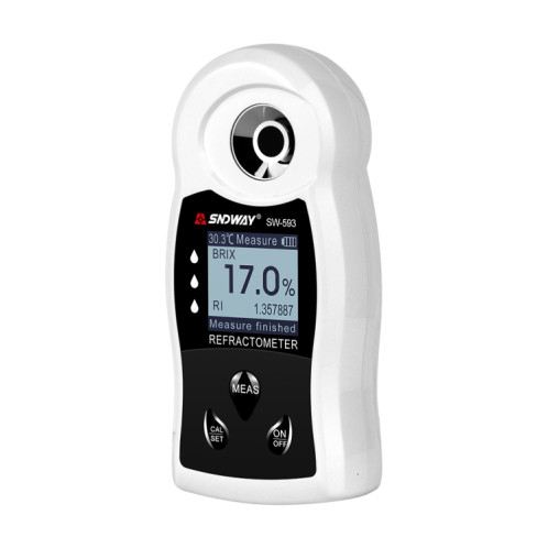 SNDWAY SW-593 réfractomètre numérique sucre Brix compteur rechargeable vin bière Boire de l'alcool de fruits sucre Concentration Meter SS4406603-08