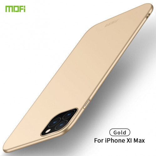 Coque ultra-fine pour ordinateur MOFI givré ultra-fine pour iPhone 11 Pro Max (Or) SM102C610-010
