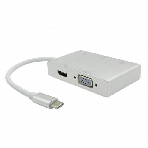 Adaptateur de hub USB C vers HDMI VGA USB 5 en 1 Convertisseur USB 3.1 pour ordinateur portable pour MacBook, ChromeBook Pixel, Huawei MateBook SH44191870-09