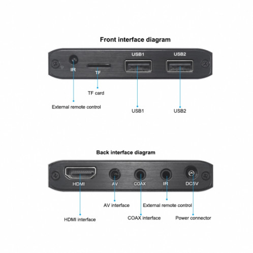 4K HD Player Single AD (Royaume-Uni) SH601C1897-08