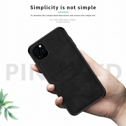 PINWUYO PC + TPU + étui de protection de la peau imperméable antichoc étanche pour iPhone 11 Pro (Noir) SP005A1385-013