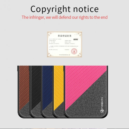 PINWUYO Étui de protection en PC + TPU antichoc série pour iPhone 11 Pro Max (noir) SP705A1506-011