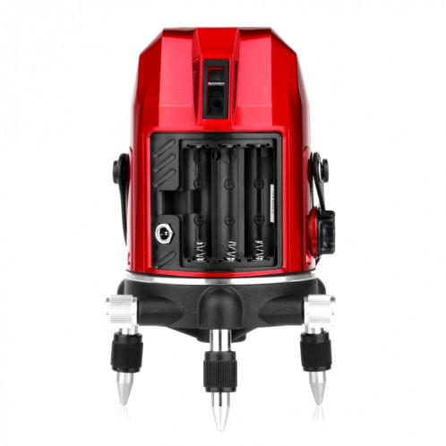A5 Niveau laser 2 ~ 5 ligne Ligne de faisceau rouge à 360 degrés Niveau rotatif Seli-nivelant Horizontal et Vertical Disponible Laser Niveau laser SH4745993-08