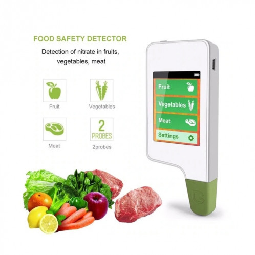 Résidu de nitrate de viande de légumes et de fruits Residus alimentaires Testeur de sécurité environnementale (blanc) SH101B842-07