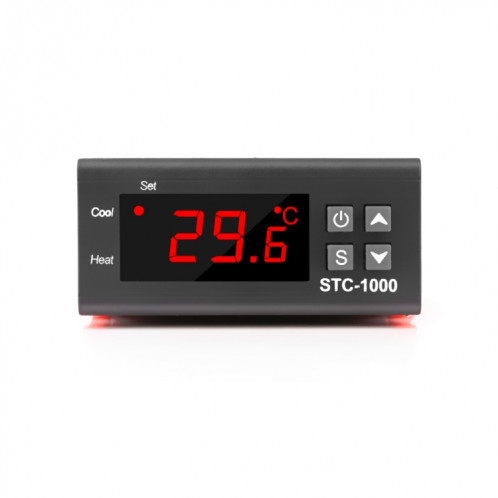 Thermostat de régulateur de température de LED de contrôleur de température numérique de STC-1000 24V pour le chauffage et le refroidissement du relais d'incubateur 10A SH49411820-08
