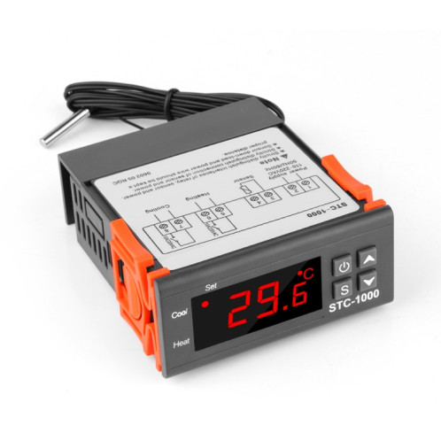 STC-1000 220V contrôleur de température numérique LED régulateur de température Thermostat pour relais d'incubateur 10A chauffage et refroidissement SH4942663-06