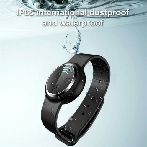Bracelet anti-moustique électronique à ultrasons, montre portable d'extérieur, anti-moustique (noir violet) SH302B610-07