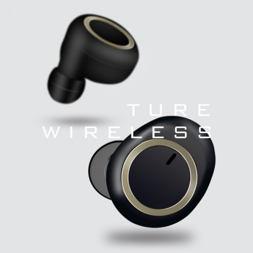 TWS-A1 TWS Bluetooth 5.0 Mini écouteur de musique de sport invisible avec boîtier de chargement et microphone (blanc) SH301B1902-016