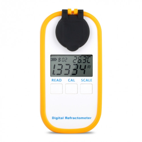 DR103 Réfractomètre numérique LCD affichage Brxi fruit à jus de fruit compteur de sucre Réfractomètre pour Dextran Fructose Glucose Lactose Maltose SH50951940-09