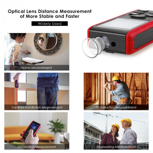Télémètre Laser E60 Télémètre Laser Appareil de mesure Module d'outils portables numériques Gamme 60m Télémètre SH51881767-010