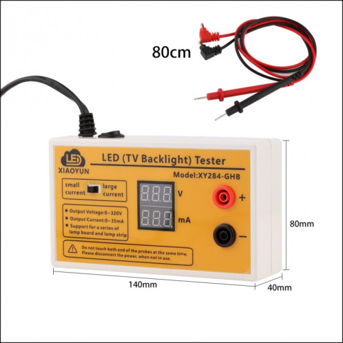 XY284 LED testeur 0-320V sortie LED TV rétro-éclairage testeur multi-usages LED bandes perles outils de Test SH5315428-08