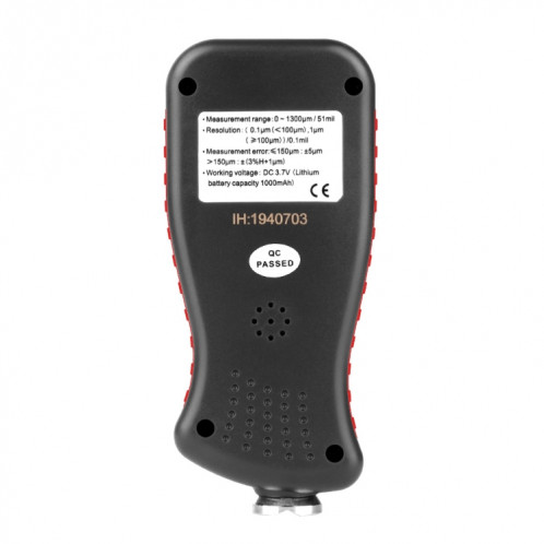 Jauges d'épaisseur GT230 jauge d'épaisseur de revêtement de peinture jauge d'épaisseur de Film de voiture testeur d'épaisseur numérique jauge d'épaisseur Rechargeable SH53171952-09
