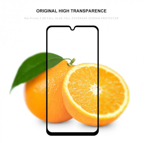 Pour Moto G8 Plus 2 pièces ENKAY chapeau-prince colle complète 0.26mm 9H 2.5D Film de couverture complète en verre trempé SE45021176-09