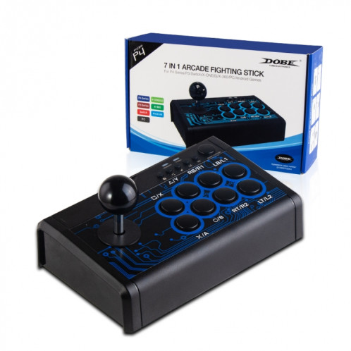 Manette de combat d'arcade DOBE pour PS4 / PS3 / XboxONE S / X Xbox360 / commutateur / PC / Android SD7988359-06