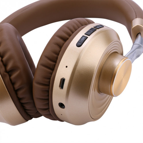 VJ083 Casque sans fil pliant Bluetooth Jeu de compétition Musique Prise de sport Casque sans fil Cartoon (Gris) SH601C400-016