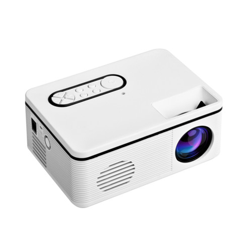 S361 Mini projecteur portable 80 lumens 320 x 240 pixels, prise en charge 1080P, prise américaine (blanc) SH401A1800-011