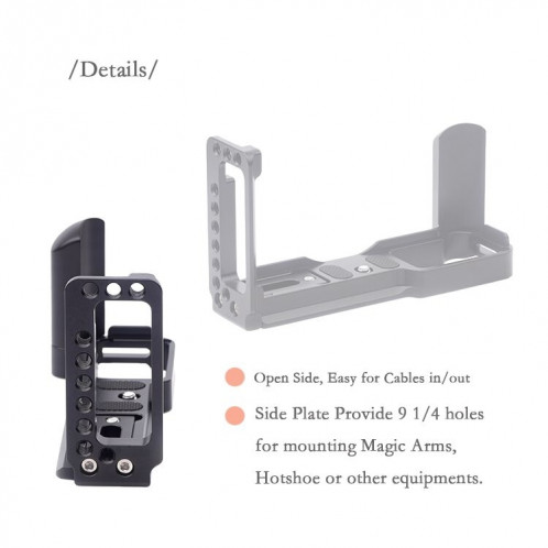 Support de base de support de plaque en L à dégagement rapide pour FUJIFILM X Pro 3 SF8656796-09