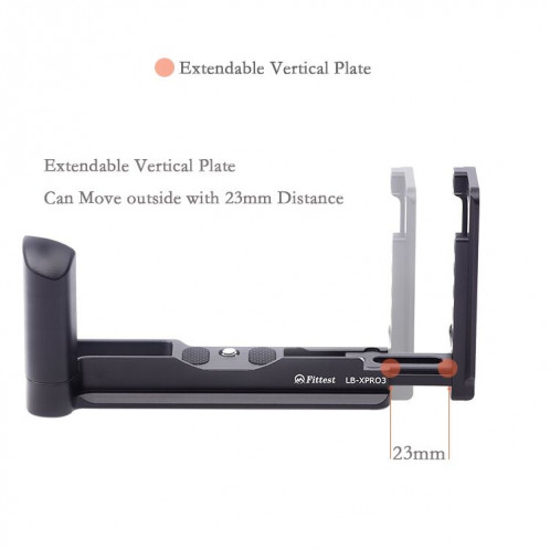 Support de base de support de plaque en L à dégagement rapide pour FUJIFILM X Pro 3 SF8656796-09