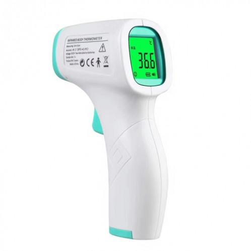 Thermomètre numérique LCD sans contact Thermomètre infrarouge portatif pour le corps du front pour bébé adulte SH88291754-011