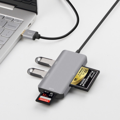 Onten 8107 USB3.0 HUB avec lecteur de carte CF SD TF SO9106933-05